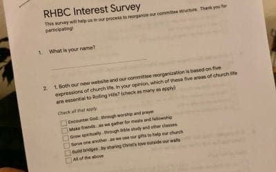 RHBC Interest Survey now available!