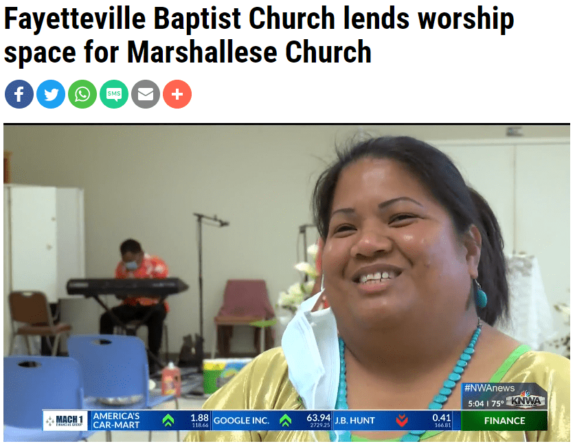 RHBC Highlighted on KNWA for Marshallese Partnership