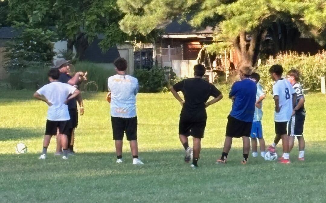 The soccer team is back!